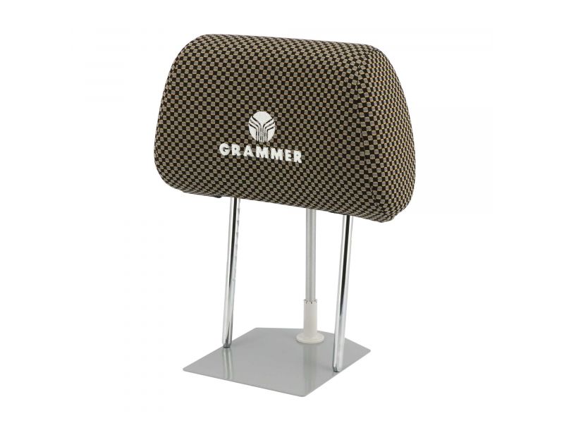 Headrest Actimo fabric yellow black